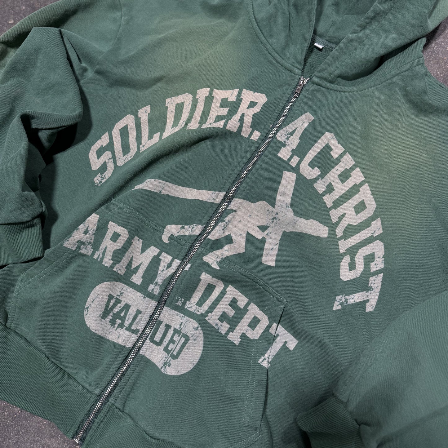 Soldier 4 Christ Zip Up Hoodie