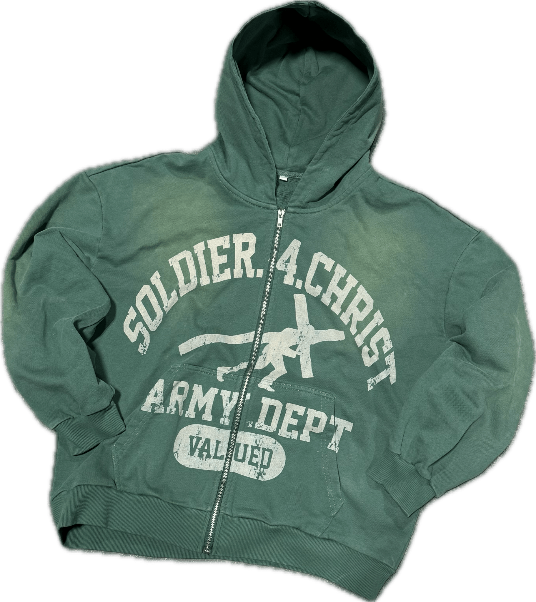 Soldier 4 Christ Zip Up Hoodie - Valued